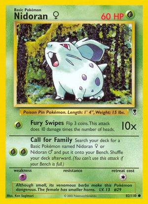 Pokemon TCG - Legendary Collection - Nidoran F - 082/110