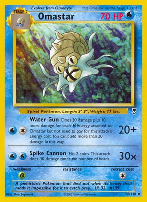 Pokemon TCG - Legendary Collection - Omastar - 058/110