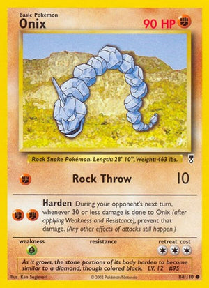 Pokemon TCG - Legendary Collection - Onix - 084/110