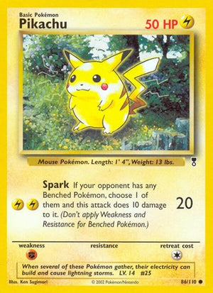 Pokemon TCG - Legendary Collection - Pikachu - 086/110