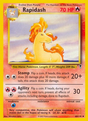 Pokemon TCG - Legendary Collection - Rapidash - 060/110