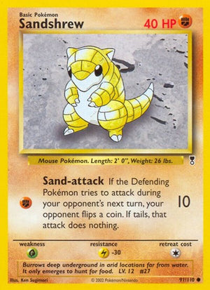 Pokemon TCG - Legendary Collection - Sandshrew - 091/110