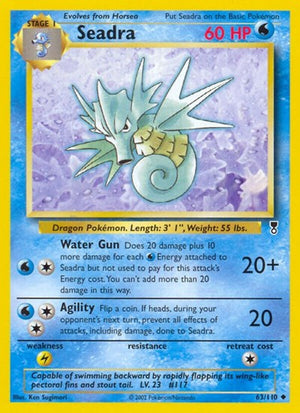 Pokemon TCG - Legendary Collection - Seadra - 063/110 - Reverse Holofoil