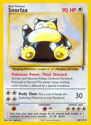 Pokemon TCG - Legendary Collection - Snorlax - 064/110