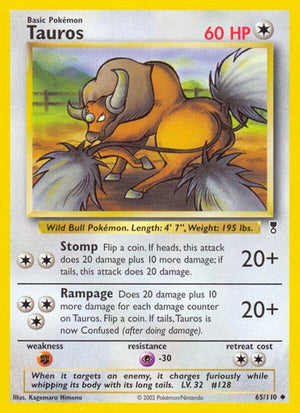 Pokemon TCG - Legendary Collection - Tauros - 065/110