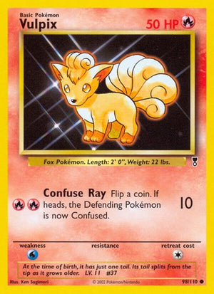 Pokemon TCG - Legendary Collection - Vulpix - 098/110