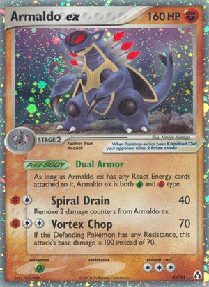 Pokemon TCG - EX Legend Maker - Armaldo ex - 84/92 - Holofoil