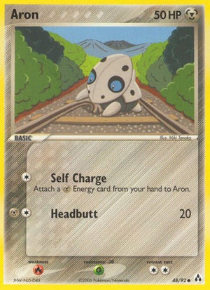 Pokemon TCG - EX Legend Maker - Aron - 48/92