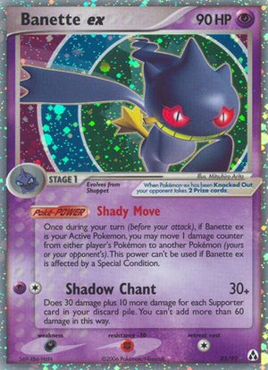 Pokemon TCG - EX Legend Maker - Banette ex - 85/92 - Holofoil