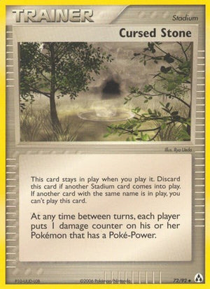 Pokemon TCG - EX Legend Maker - Cursed Stone - 72/92 - Reverse Holofoil