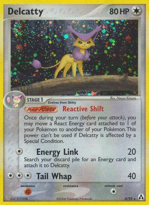 Pokemon TCG - EX Legend Maker - Delcatty - 4/92 - Holofoil