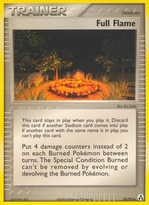 Pokemon TCG - EX Legend Maker - Full Flame - 74/92 - Reverse Holofoil