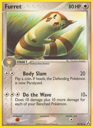 Pokemon TCG - EX Legend Maker - Furret - 33/92