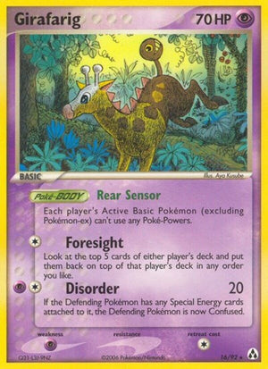 Pokemon TCG - EX Legend Maker - Girafarig - 16/92