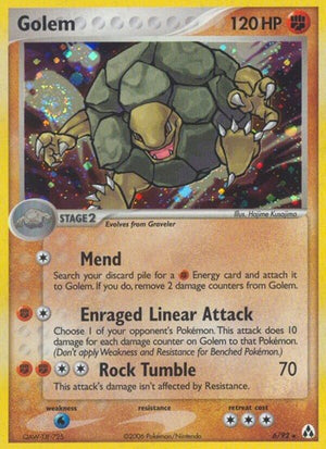 Pokemon TCG - EX Legend Maker - Golem - 6/92 - Reverse Holofoil