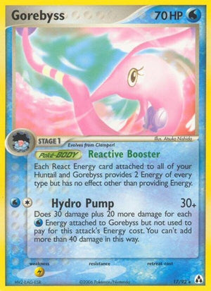 Pokemon TCG - EX Legend Maker - Gorebyss - 17/92 - Reverse Holofoil