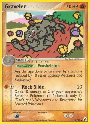 Pokemon TCG - EX Legend Maker - Graveler - 34/92