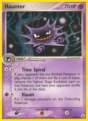 Pokemon TCG - EX Legend Maker - Haunter - 35/92 - Reverse Holofoil