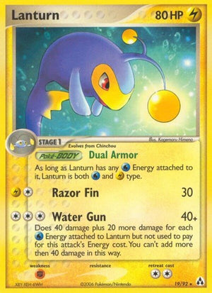 Pokemon TCG - EX Legend Maker - Lanturn - 19/92
