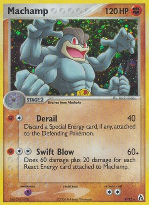 Pokemon TCG - EX Legend Maker - Machamp - 9/92 - Reverse Holofoil