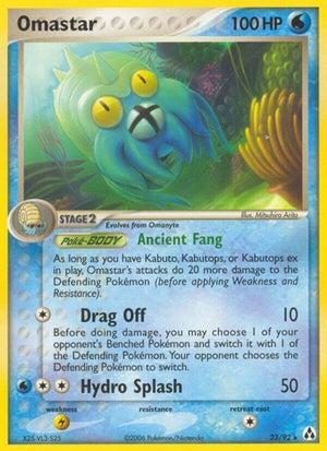 Pokemon TCG - EX Legend Maker - Omastar - 23/92