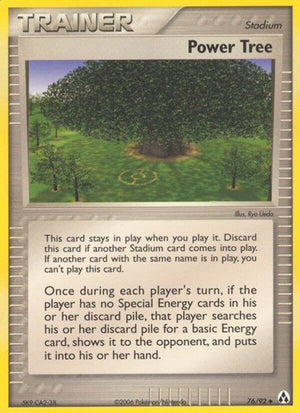 Pokemon TCG - EX Legend Maker - Power Tree - 76/92 - Reverse Holofoil