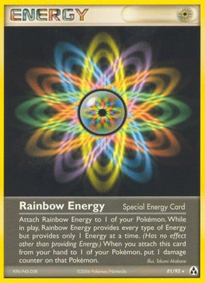 Pokemon TCG - EX Legend Maker - Rainbow Energy - 81/92 - Reverse Holofoil