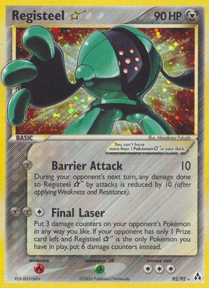 Pokemon TCG - EX Legend Maker - Registeel Star - 92/92