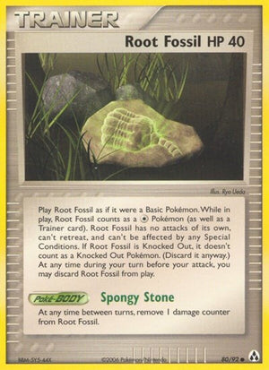 Pokemon TCG - EX Legend Maker - Root Fossil - 80/92
