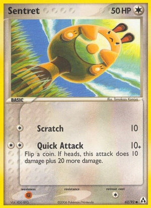 Pokemon TCG - EX Legend Maker - Sentret - 62/92