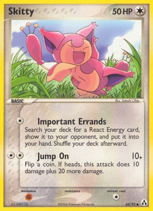 Pokemon TCG - EX Legend Maker - Skitty - 64/92