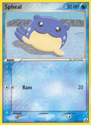 Pokemon TCG - EX Legend Maker - Spheal - 65/92