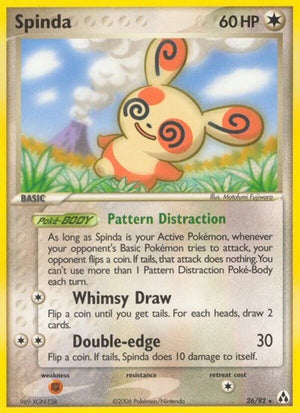 Pokemon TCG - EX Legend Maker - Spinda - 26/92