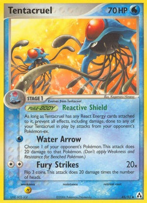 Pokemon TCG - EX Legend Maker - Tentacruel - 45/92