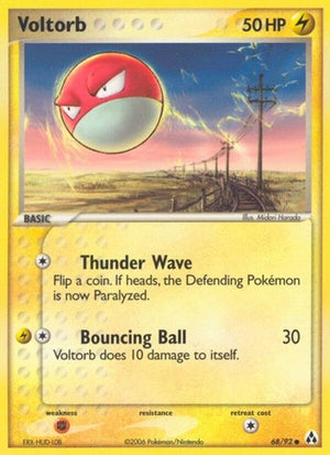 Pokemon TCG - EX Legend Maker - Voltorb - 68/92