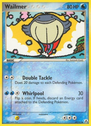 Pokemon TCG - EX Legend Maker - Wailmer - 69/92 - Reverse Holofoil