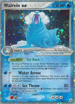 Pokemon TCG - EX Legend Maker - Walrein ex - 89/92 - Holofoil