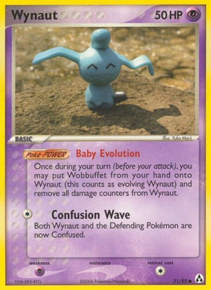 Pokemon TCG - EX Legend Maker - Wynaut - 71/92