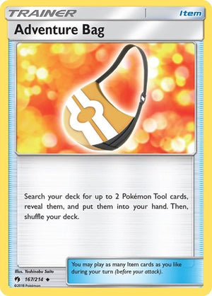 Pokemon TCG - SM - Lost Thunder - Adventure Bag - 167/214 - Reverse Holofoil