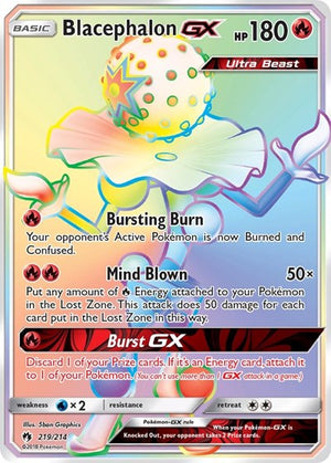 Pokemon TCG - SM - Lost Thunder - Blacephalon GX - 219/214 - Holofoil