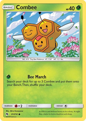 Pokemon TCG - SM - Lost Thunder - Combee - 31/214 - Reverse Holofoil