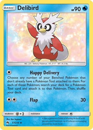 Pokemon TCG - SM - Lost Thunder - Delibird - 57/214
