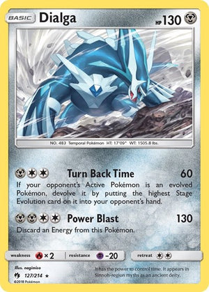 Pokemon TCG - SM - Lost Thunder - Dialga - 127/214 - Holofoil