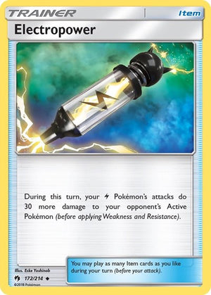 Pokemon TCG - SM - Lost Thunder - Electropower - 172/214