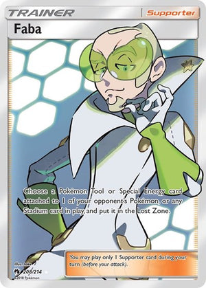 Pokemon TCG - SM - Lost Thunder - Faba - 208/214 - Holofoil
