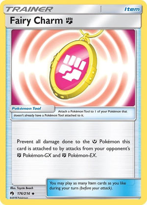 Pokemon TCG - SM - Lost Thunder - Fairy Charm F - 176/214 - Reverse Holofoil