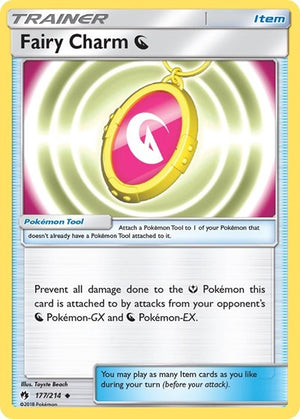 Pokemon TCG - SM - Lost Thunder - Fairy Charm O - 177/214 - Reverse Holofoil