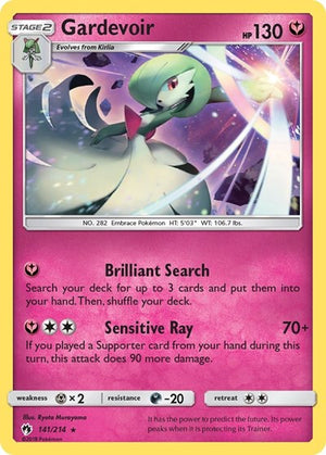 Pokemon TCG - SM - Lost Thunder - Gardevoir - 141/214 - Holofoil