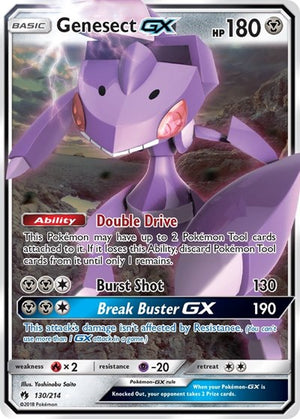Pokemon TCG - SM - Lost Thunder - Genesect GX - 130/214 - Holofoil
