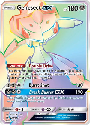 Pokemon TCG - SM - Lost Thunder - Genesect GX - 224/214 - Holofoil
